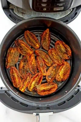 roma tomatoes roasted in the air fryer