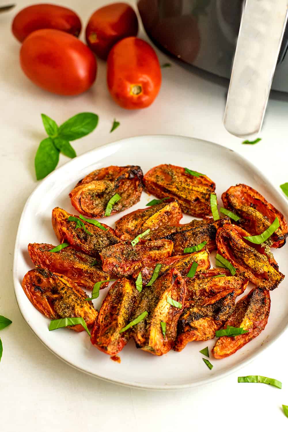 Air Fryer Tomatoes - Quick, Easy and So Flavorful | Bites of Wellness