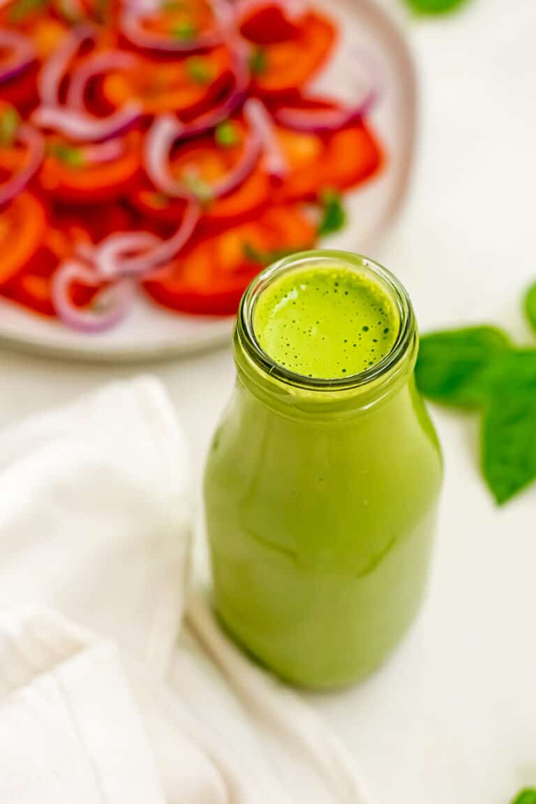 Creamy Basil Dressing 5 Ingredients & Simple to Make Bites of Wellness