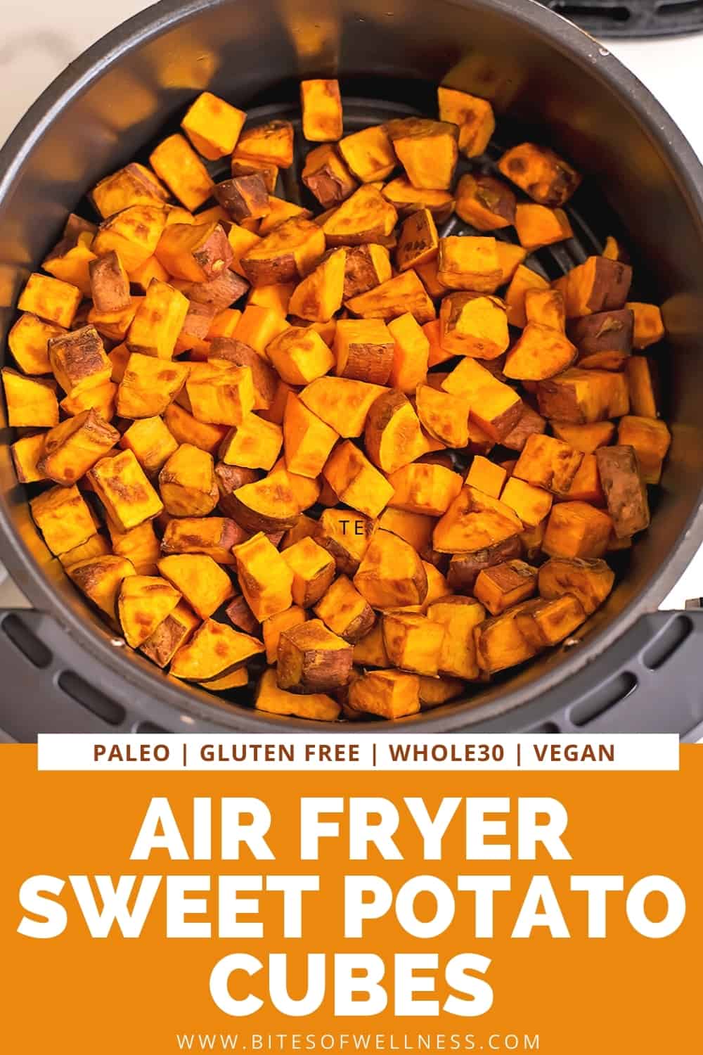 Air Fryer Sweet Potato Cubes Quick, Easy and Simple Bites of Wellness