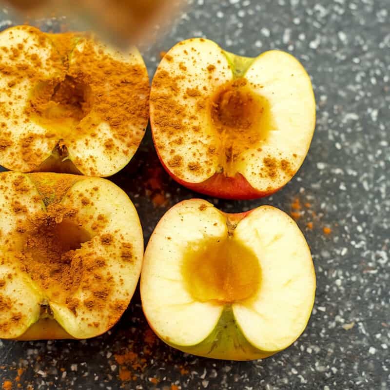 Air Fryer Baked Apples Easy 15 Minute Recipe Bites of Wellness