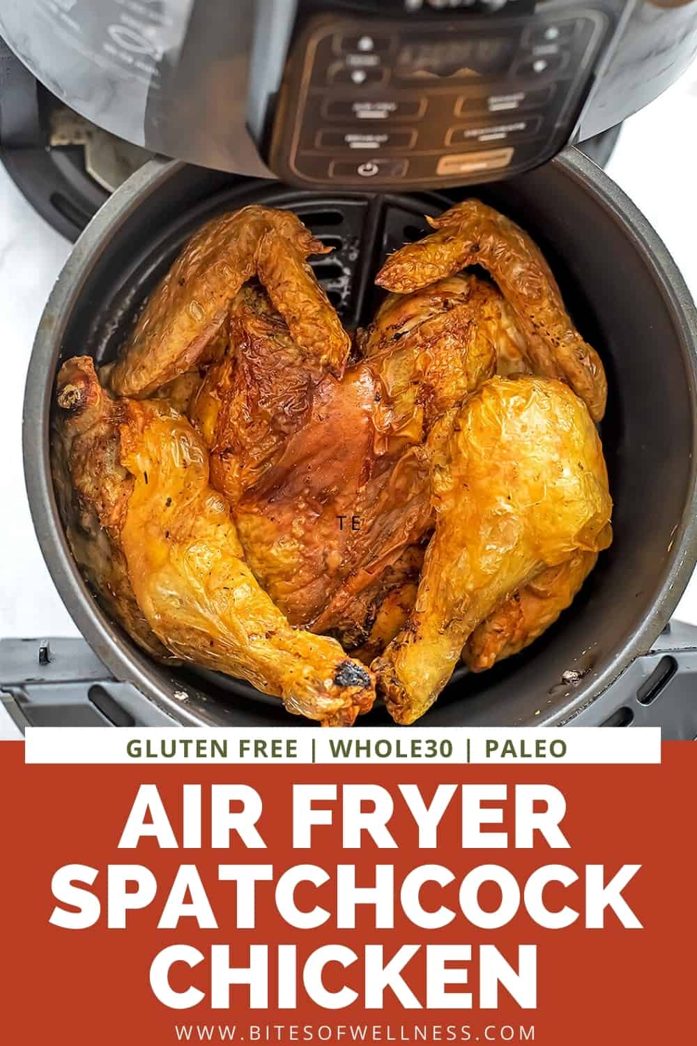 Air Fryer Spatchcock Chicken - Bites Of Wellness