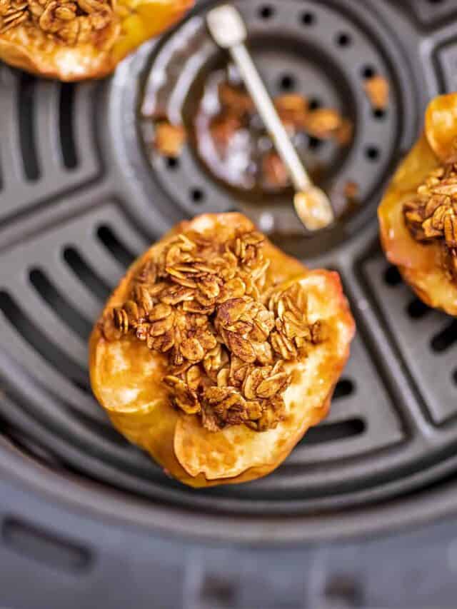 How to Make Air Fryer Apples Bites of Wellness