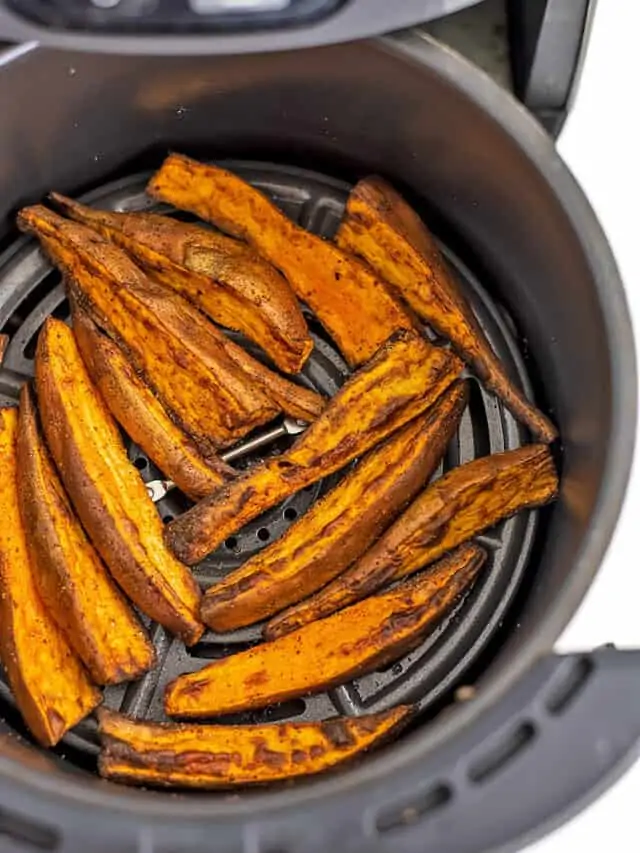 How to make air fryer sweet potato wedges