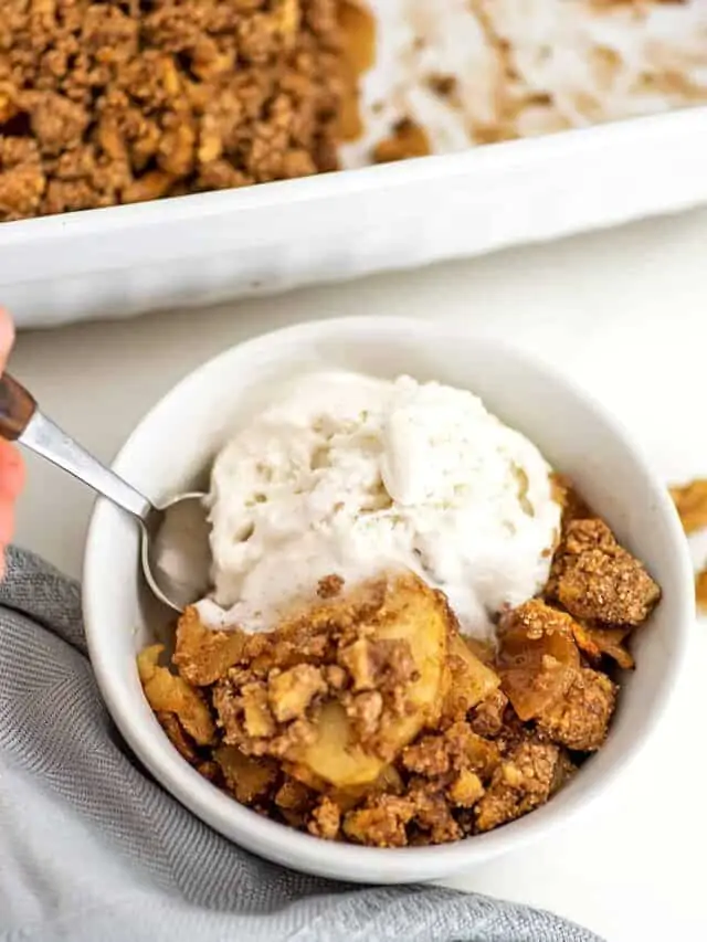 How to make gluten free apple crumble