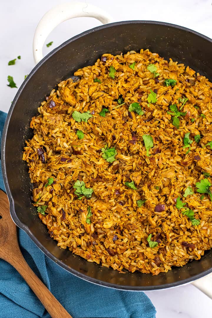 Chicken Shawarma Rice - Simple, Easy, 15 Minute Meal | Bites of Wellness