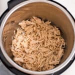 Shredded chicken breast in instant pot.