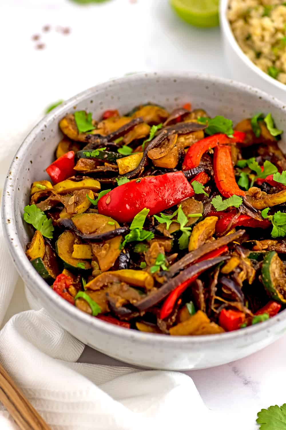 Sauteed Mexican Vegetables - Quick, Easy, Healthy | Bites of Wellness