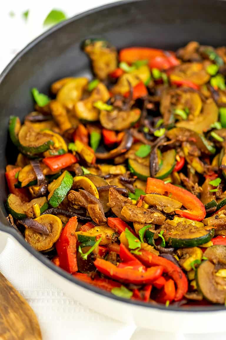 Sauteed Mexican Vegetables - Quick, Easy, Healthy | Bites of Wellness