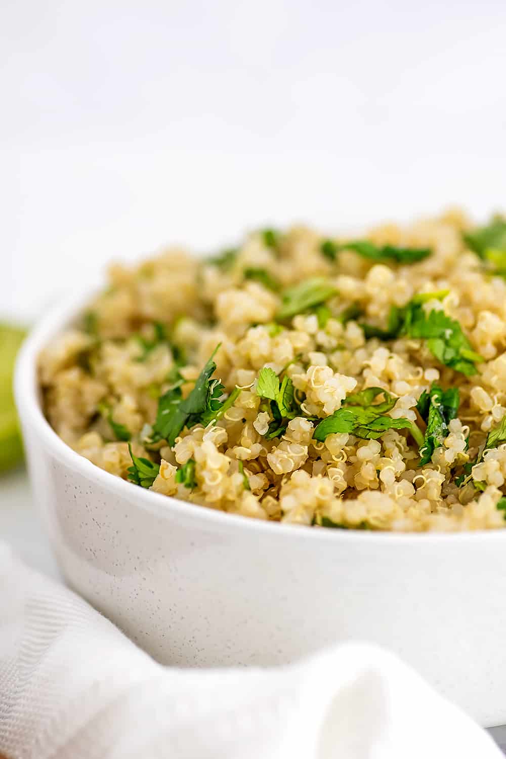 Easy Cilantro Lime Quinoa (Stove or Instant Pot) Bites of Wellness