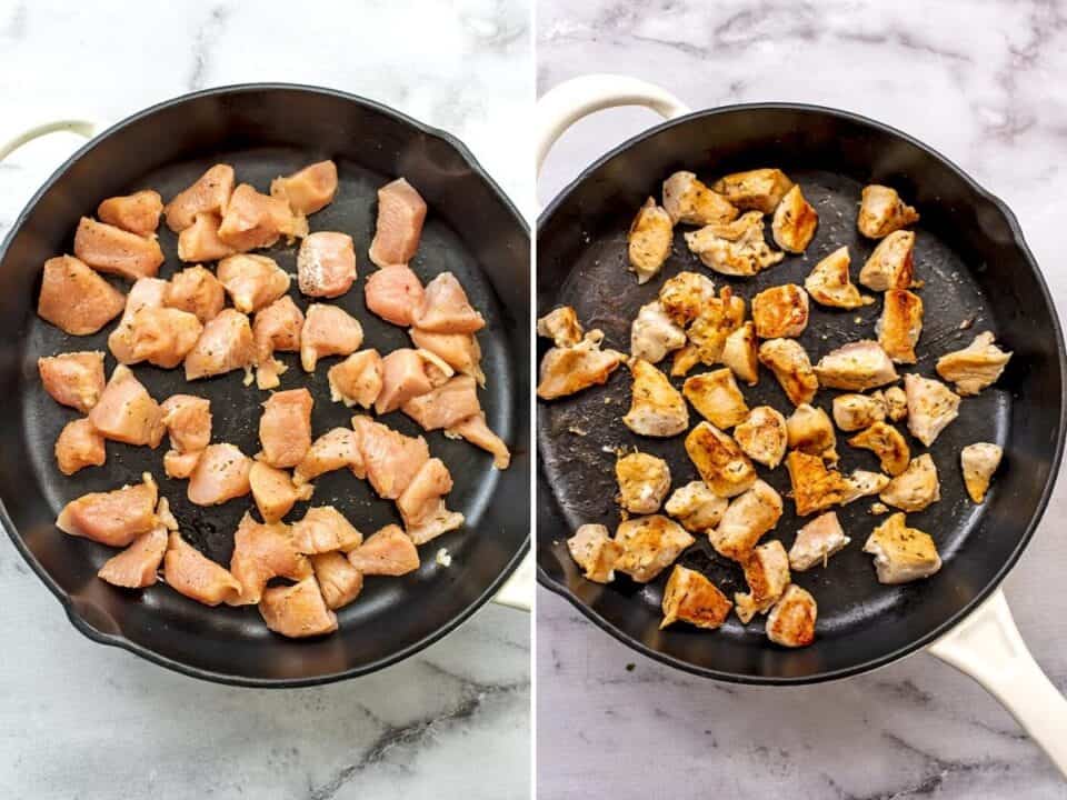 One Pan Mediterranean Chicken And Rice Skillet Meal | Bites Of Wellness