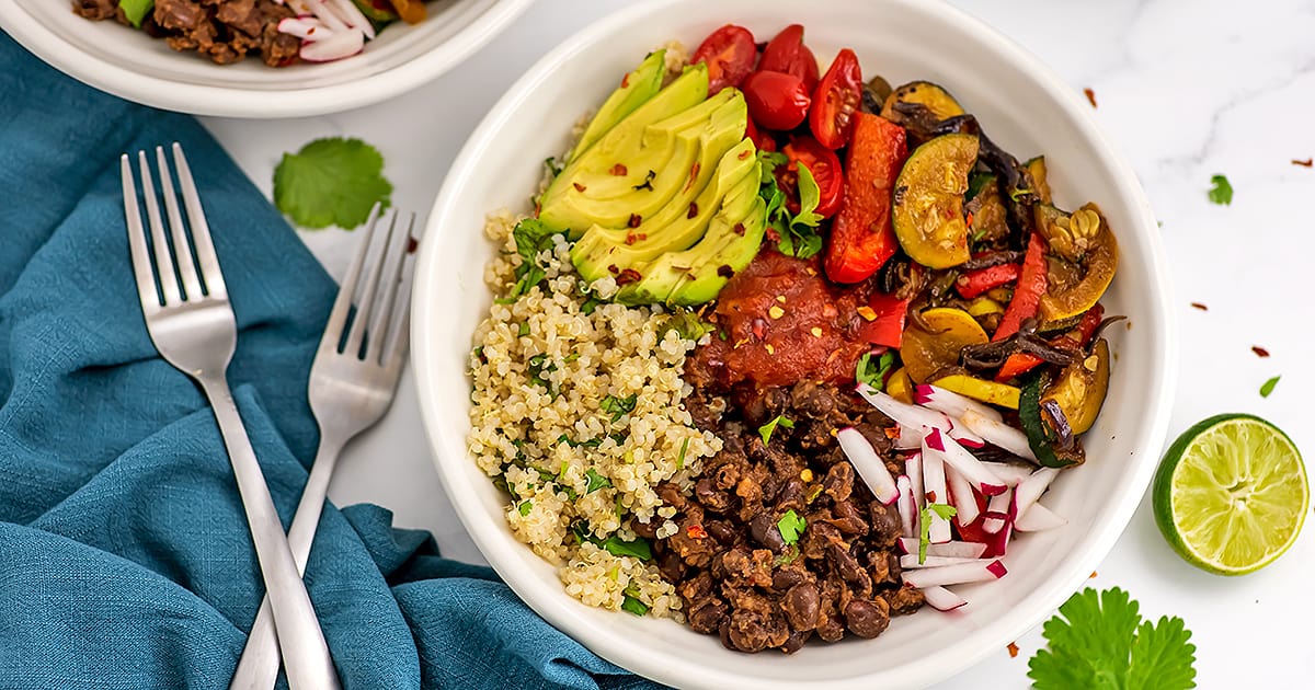 Mexican Buddha Bowl Quick & Easy, 30 Minutes Bites of Wellness