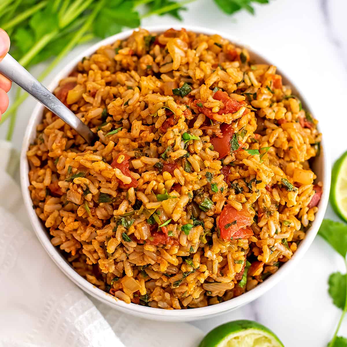 Chimichurri Rice - Quick, Easy and Healthy | Bites of Wellness