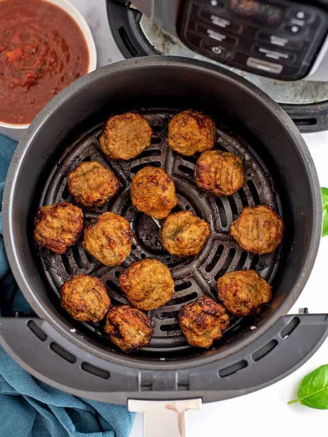 How to Make Air Fryer Chicken Meatballs