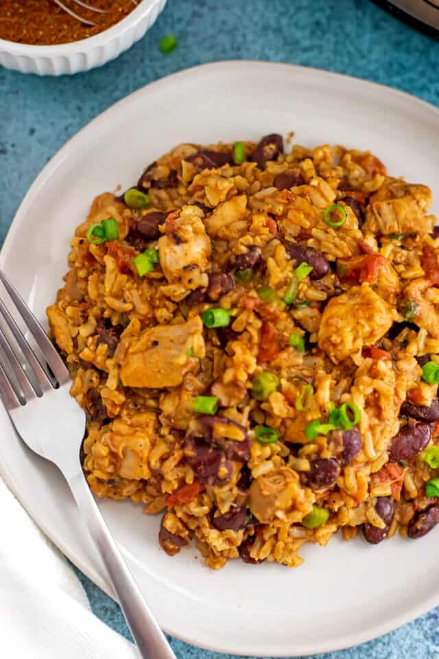 Instant Pot Cajun Chicken And Rice - Quick And Easy 