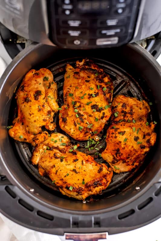 Air Fryer Buffalo Chicken Thighs - Quick & Easy Recipe | Bites Of Wellness