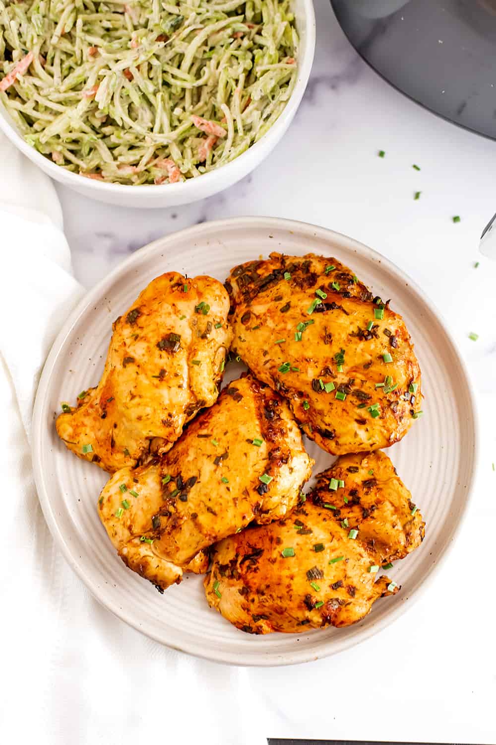 Air Fryer Buffalo Chicken Thighs Quick & Easy Recipe Bites of Wellness