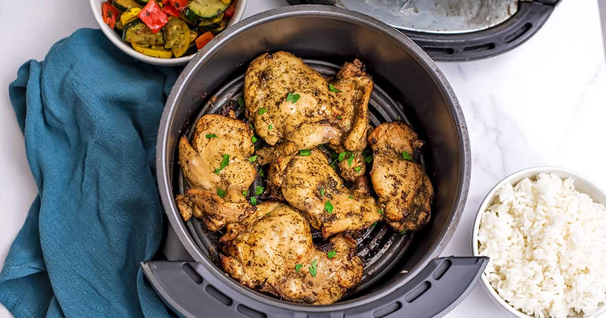 Air Fryer Greek Chicken Bites of Wellness
