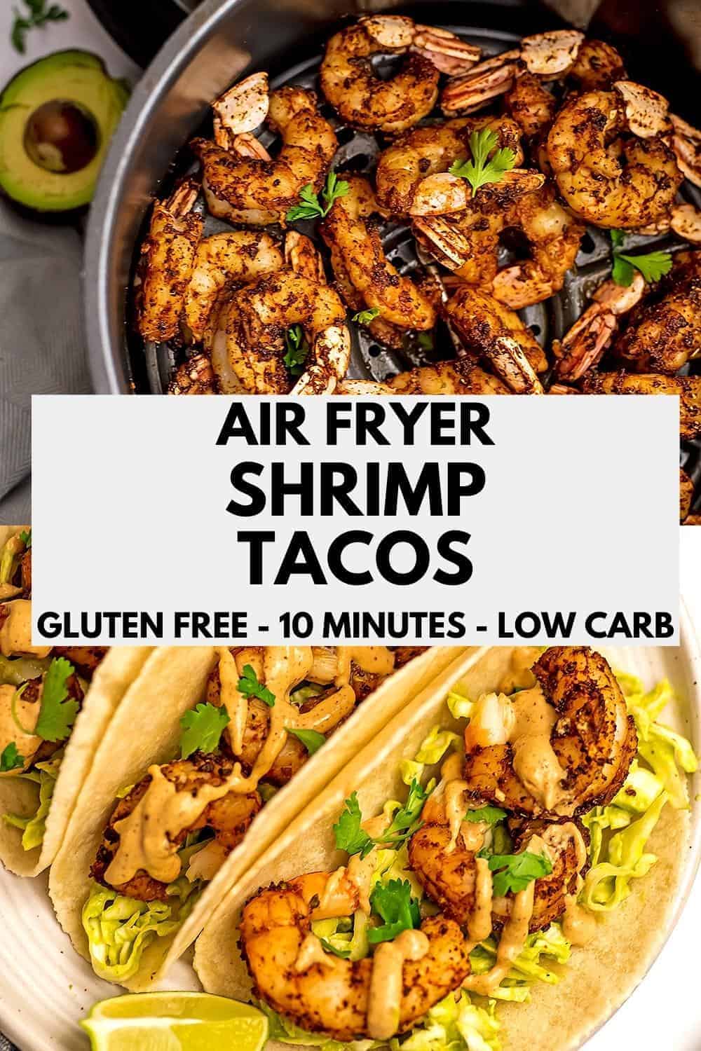 Air Fryer Shrimp Tacos Quick, Easy,10 Minutes Bites of Wellness