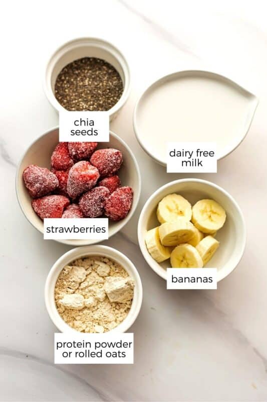 Strawberry Banana Smoothie Bowl | Bites of Wellness