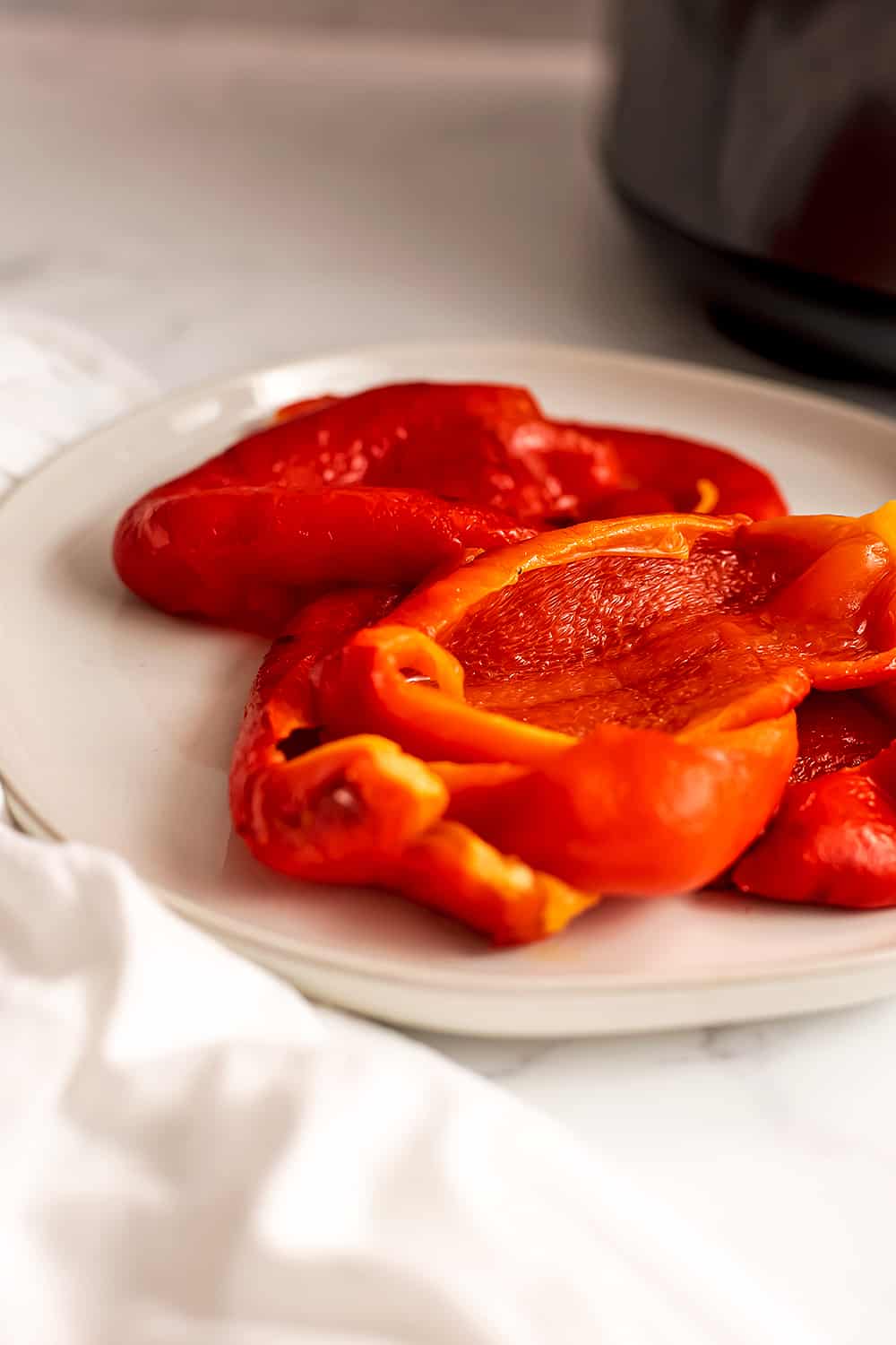 Air Fryer Roasted Red Peppers Simple, Easy, Bites of Wellness