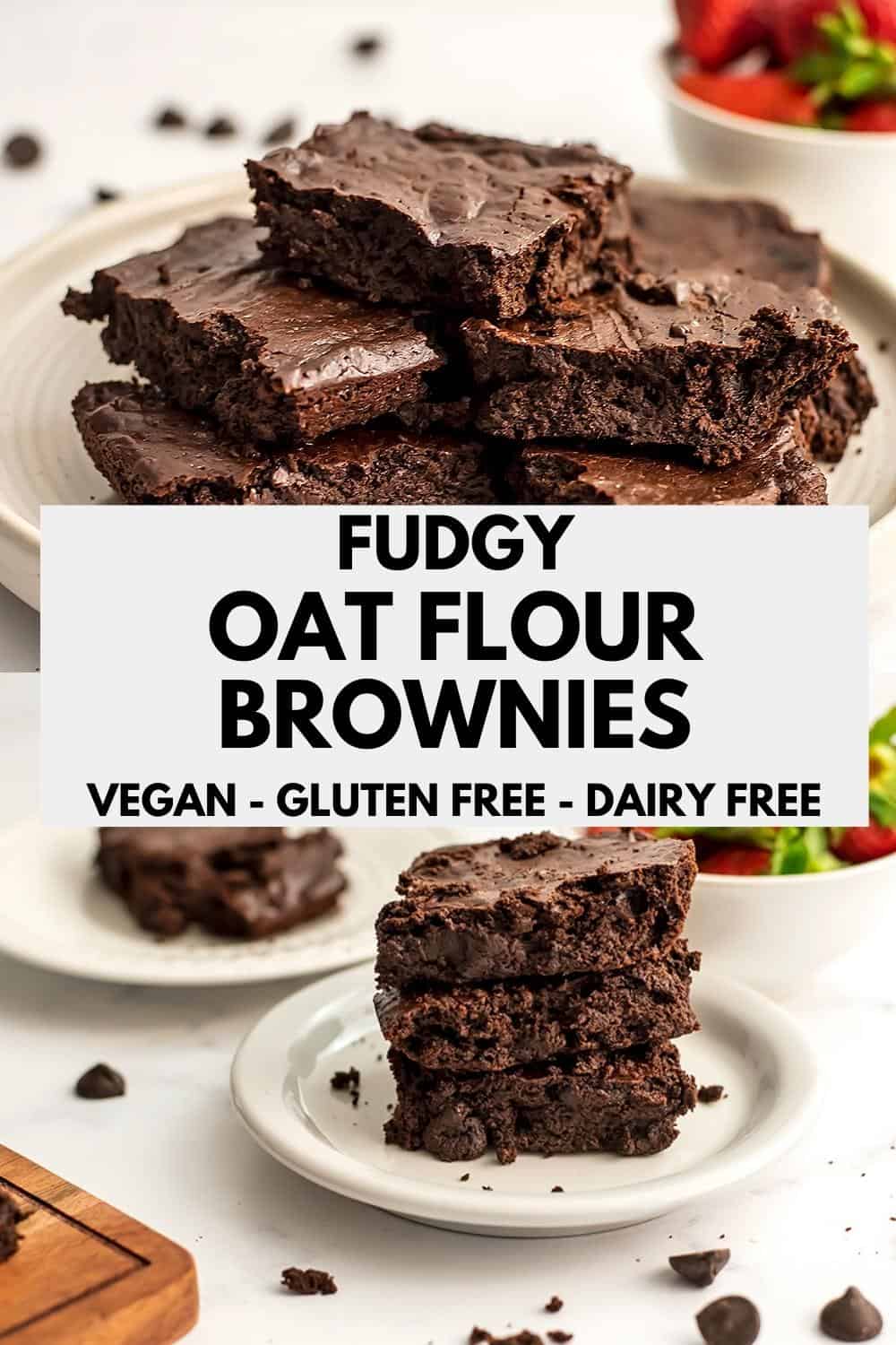 Oat Flour Brownies Rich, Fudgy, Easy to Make Bites of Wellness