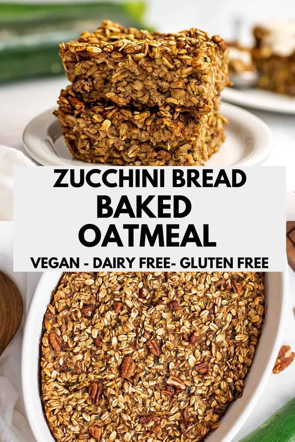 Zucchini Baked Oatmeal Bites of Wellness