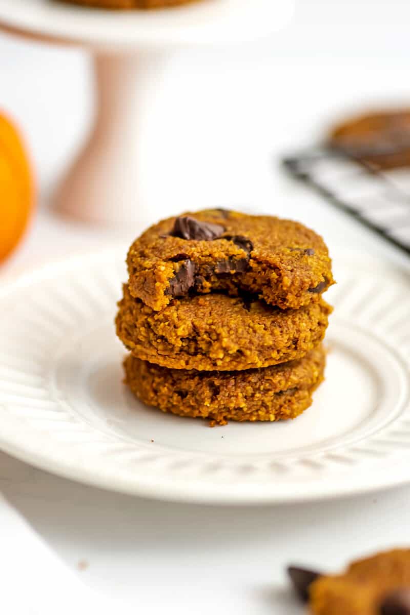 Gluten Free Pumpkin Chocolate Chip Cookies | Bites Of Wellness