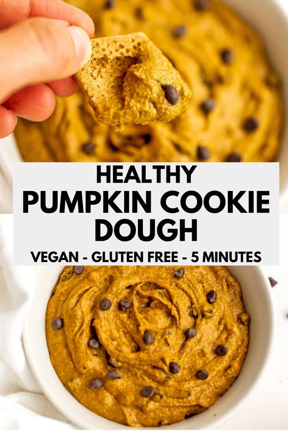 Pumpkin Cookie Dough Vegan, Gluten Free Bites of Wellness