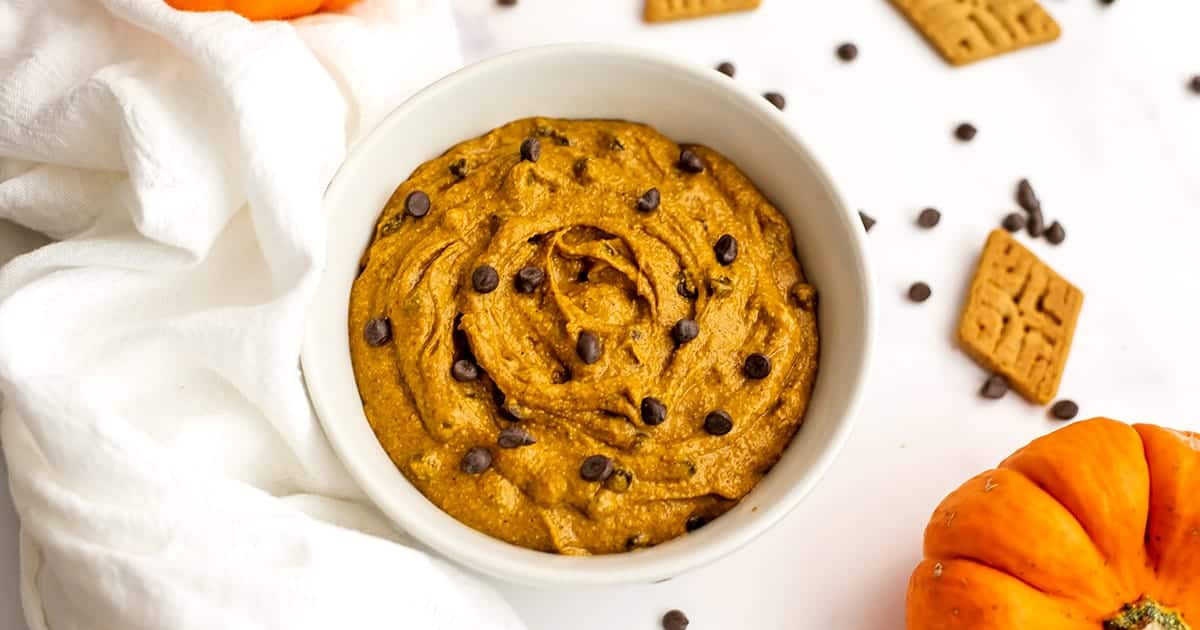 Pumpkin Cookie Dough Vegan, Gluten Free Bites of Wellness