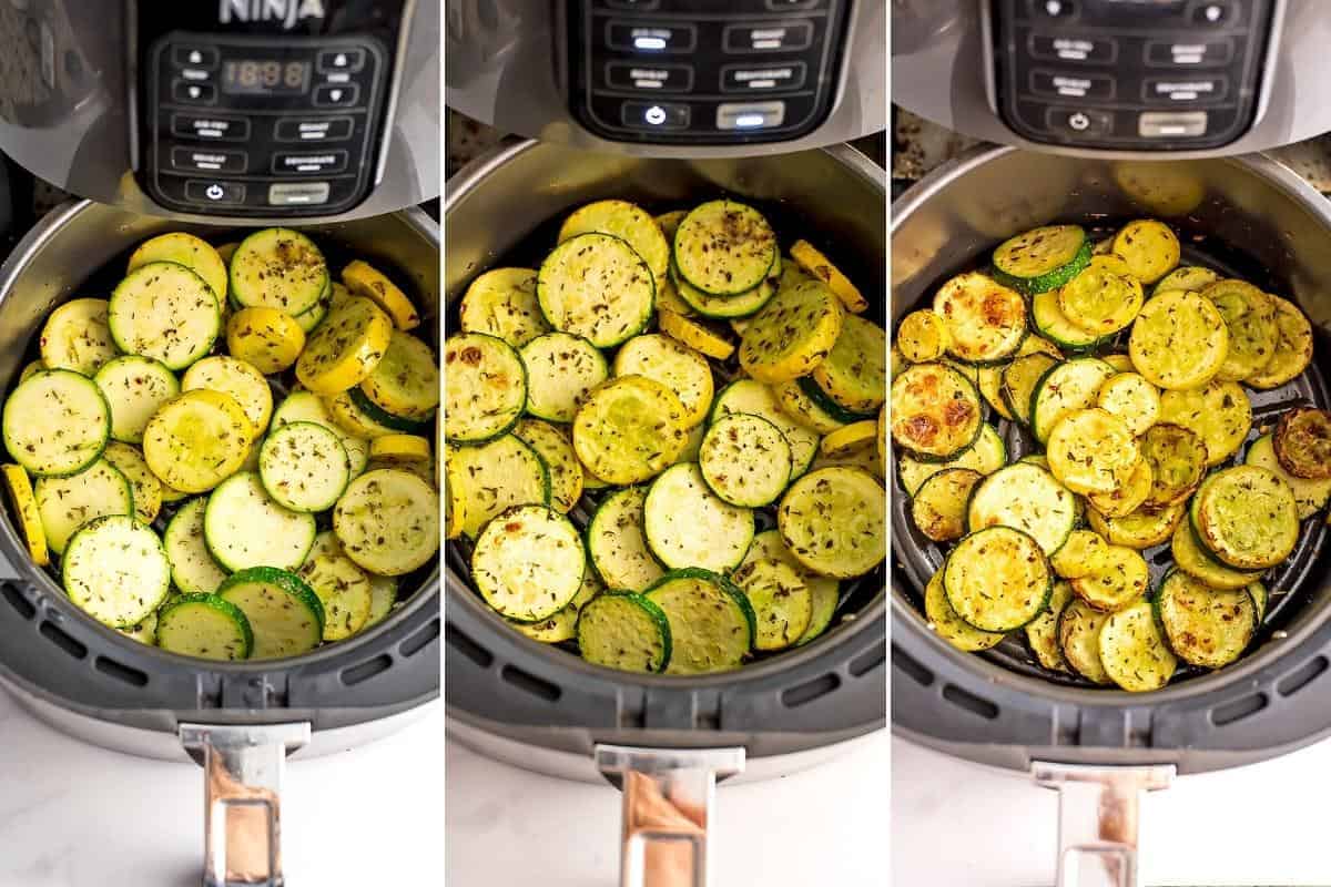Air Fryer Zucchini and Squash 15 Minute Side Bites of Wellness
