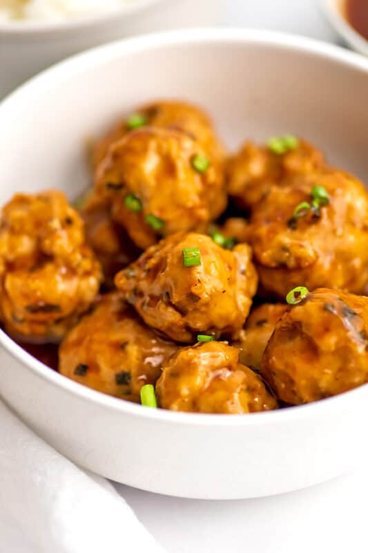 Sweet and Sour Chicken Meatballs Bites of Wellness