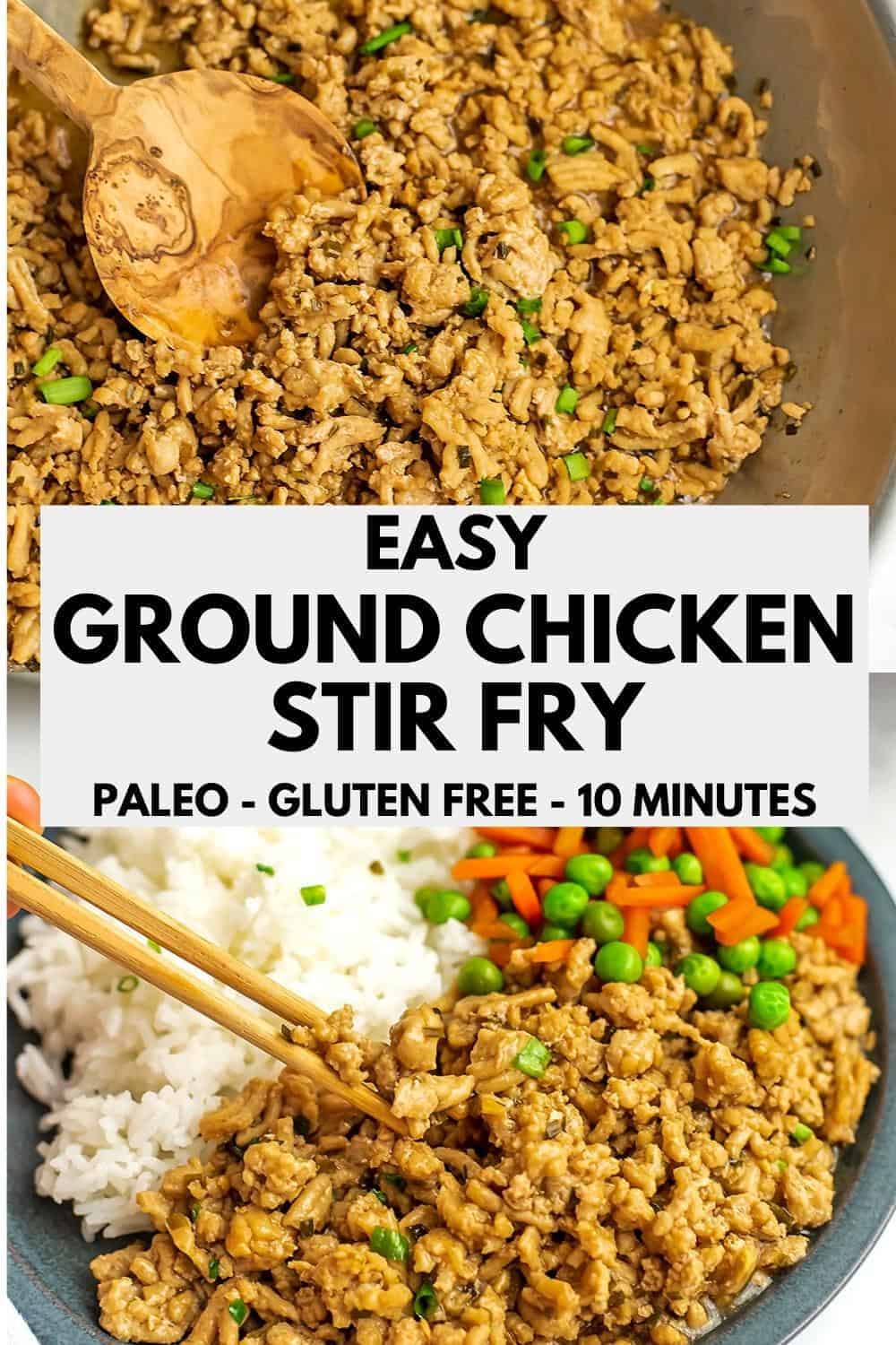 Ground Chicken Stir Fry Bites of Wellness