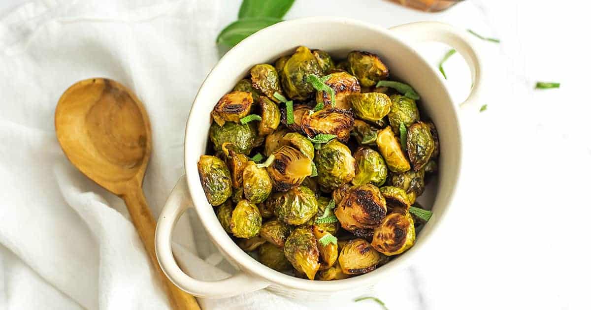 Maple Mustard Brussel Sprouts Bites of Wellness