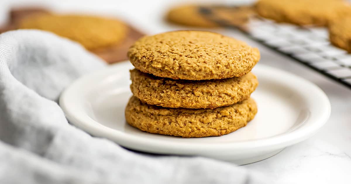 Oat Flour Sugar Cookies - Bites of Wellness