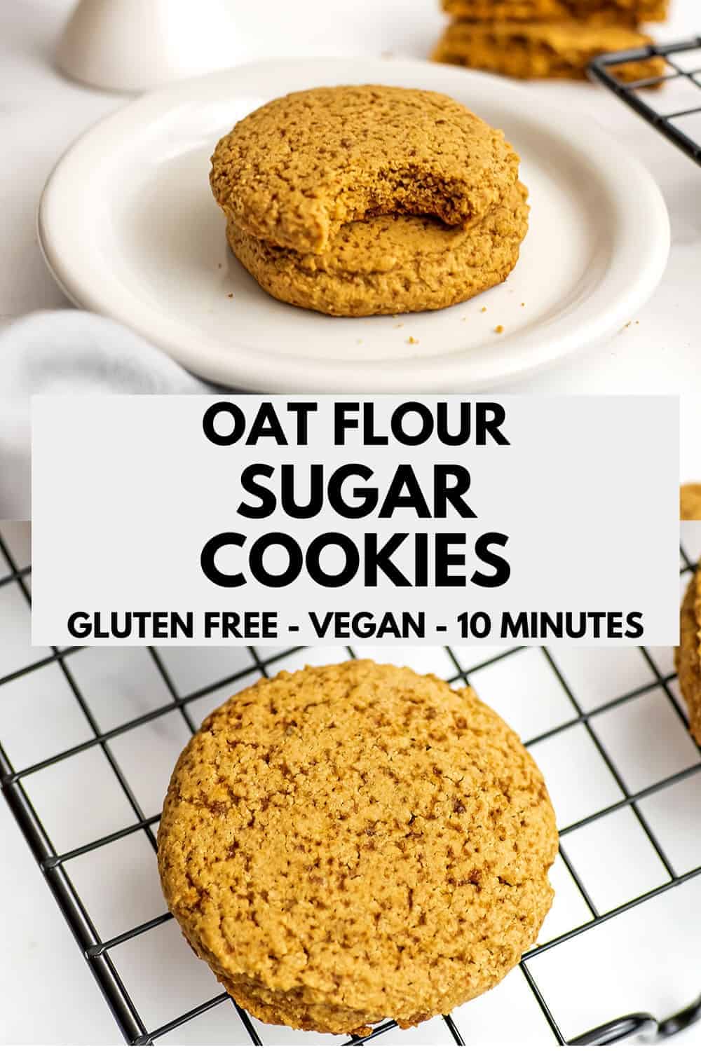 Oat Flour Sugar Cookies Bites of Wellness
