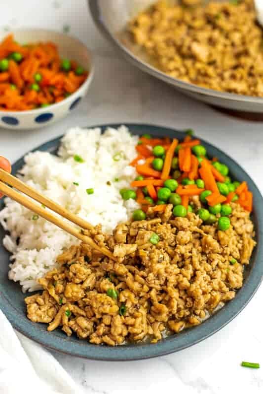 Ground Chicken Stir Fry Bites of Wellness