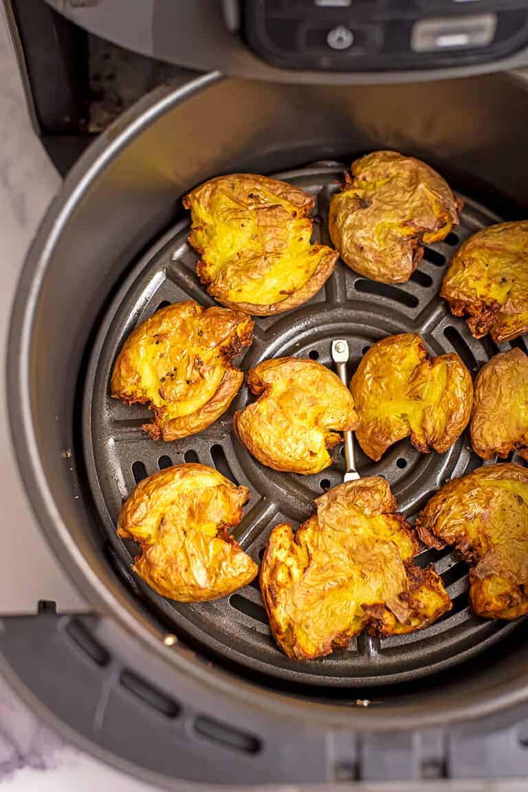 Air Fryer Smashed Potatoes Bites of Wellness