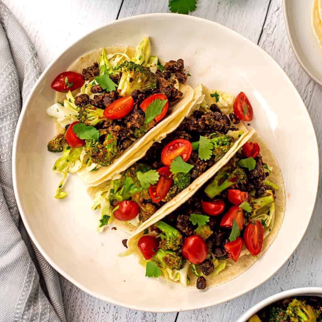 Black Bean Broccoli Tacos Bites of Wellness
