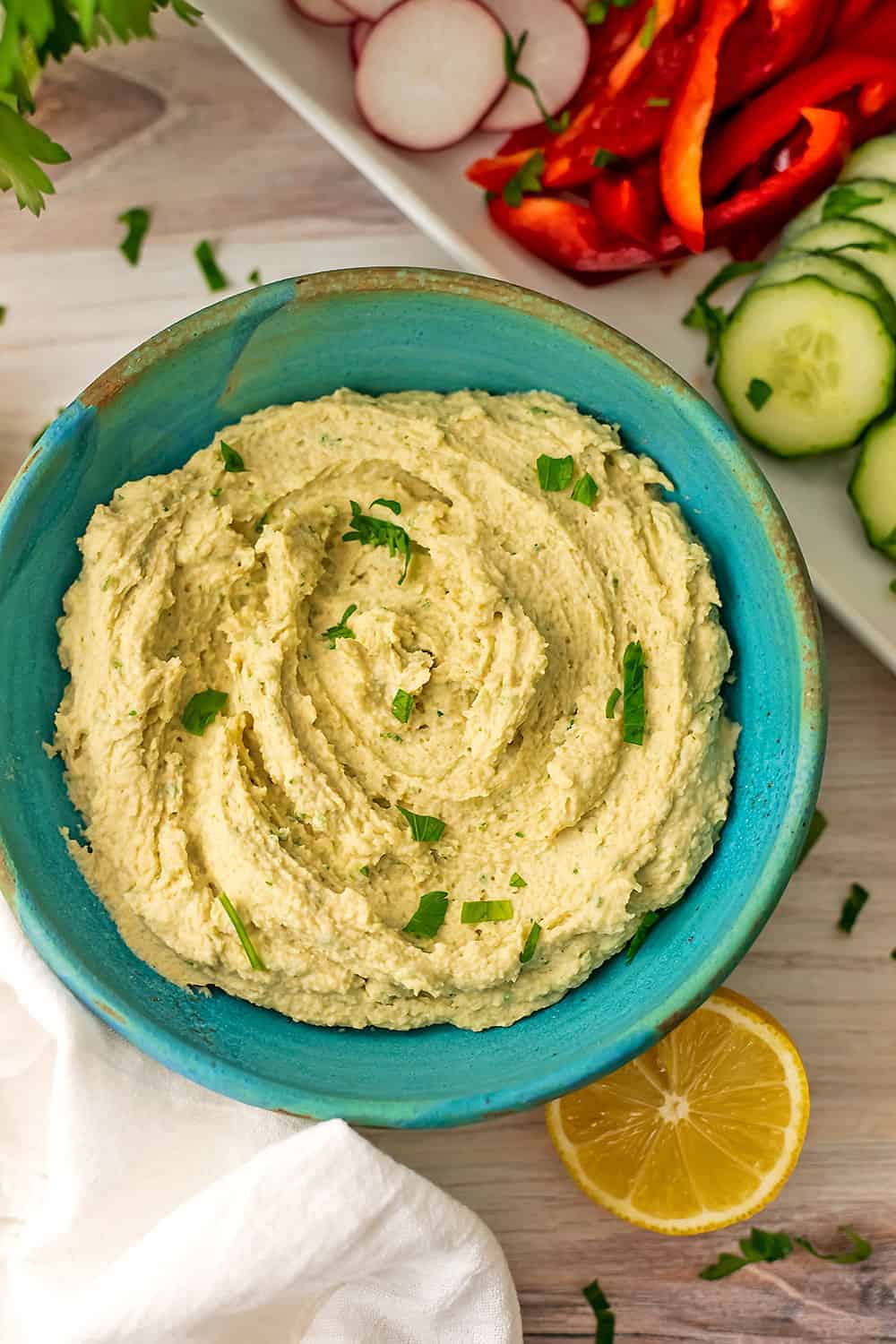Butter Bean Hummus (Lima Bean Hummus) Bites of Wellness