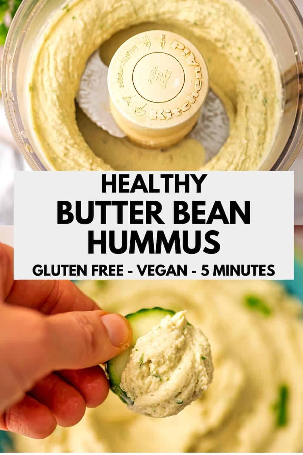 Butter Bean Hummus (Lima Bean Hummus) dizablog