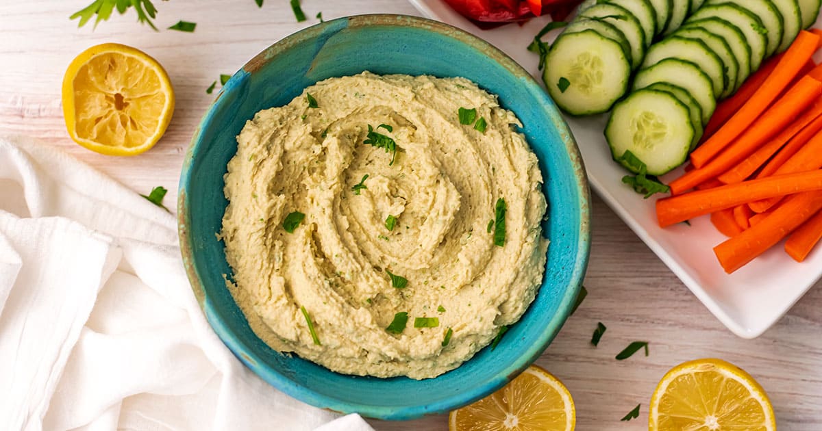 Butter Bean Hummus (Lima Bean Hummus) | Bites of Wellness