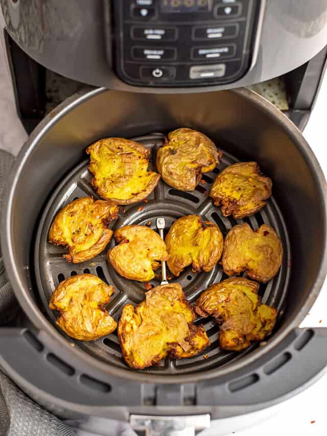 How to Make Air Fryer Smashed Potatoes
