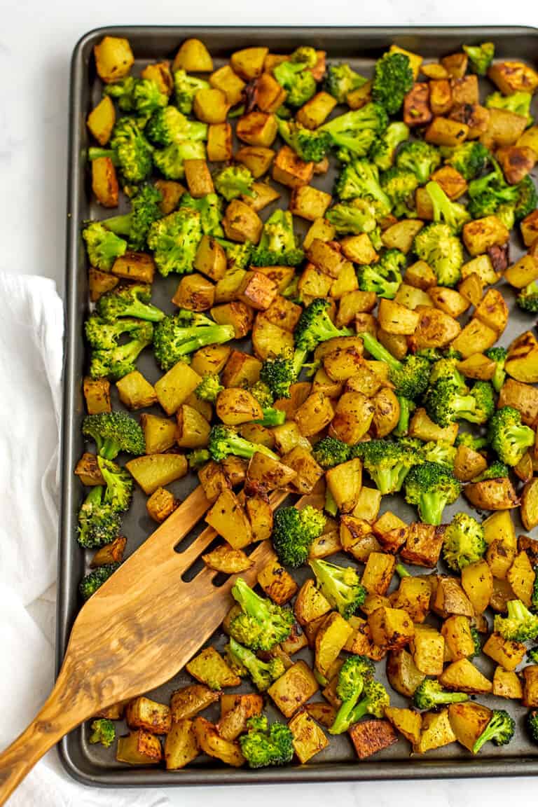 Roasted Potatoes And Broccoli Bites Of Wellness