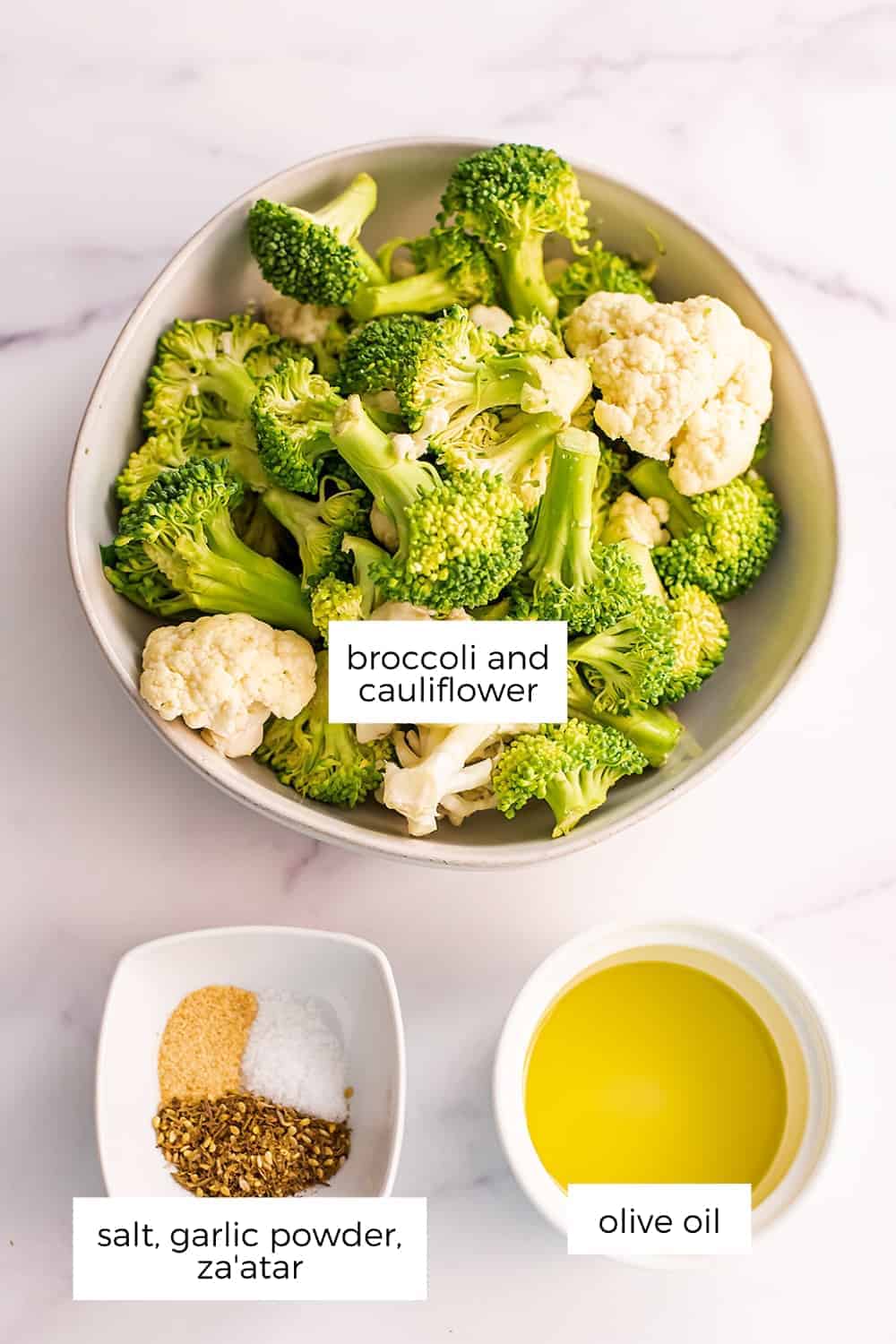 Air Fryer Broccoli and Cauliflower 10 Minutes Bites of Wellness