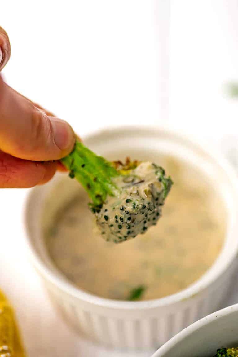 Air Fryer Broccoli and Cauliflower 10 Minutes Bites of Wellness
