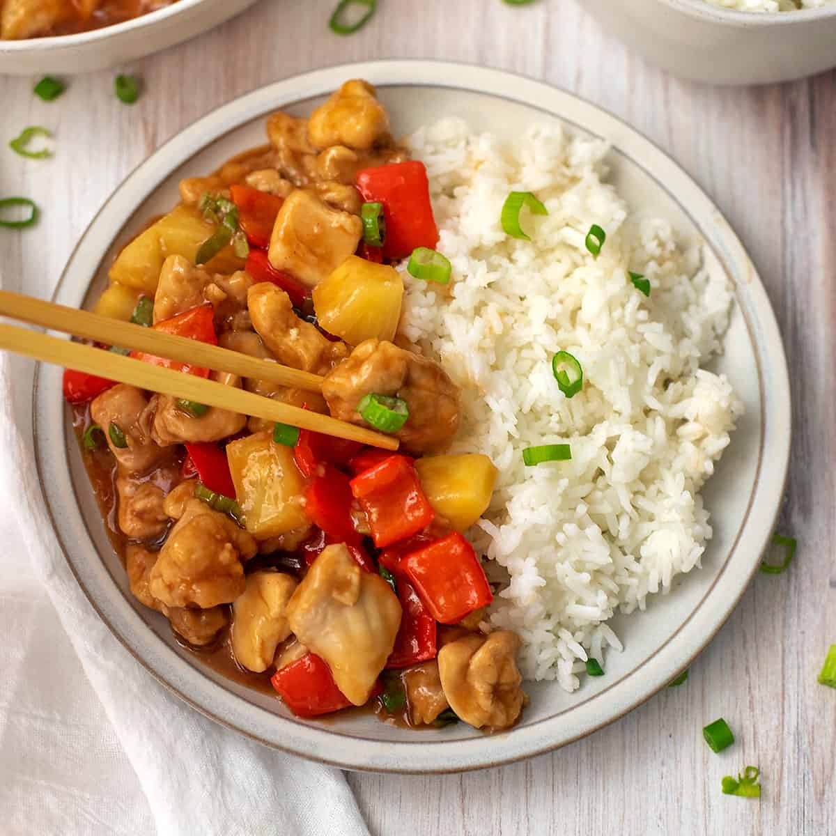 Air Fryer Sweet And Sour Chicken - Bites Of Wellness