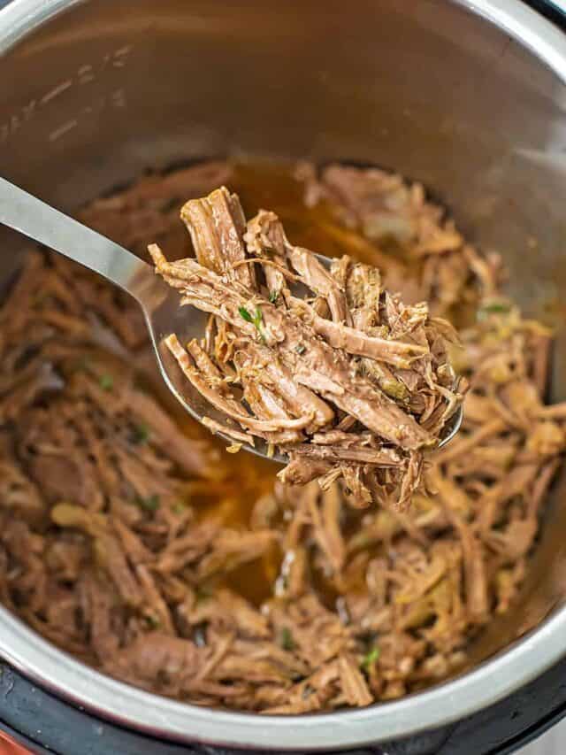 How to Make Instant Pot Shredded Beef