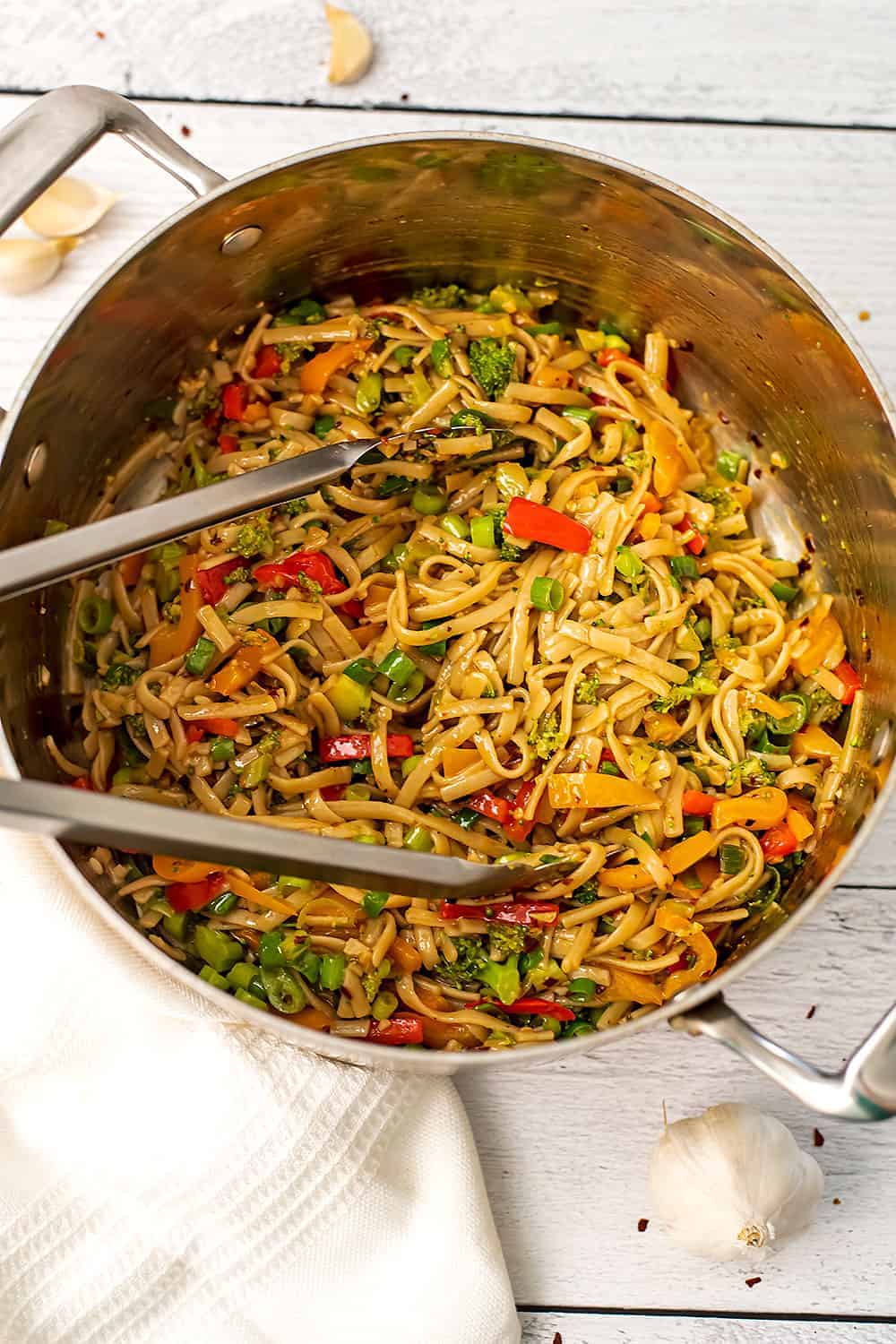 Garlic Chili Oil Noodles 15 Minute Meal Bites of Wellness