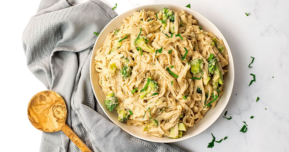 Creamy Vegan White Bean Pasta Sauce | Bites of Wellness